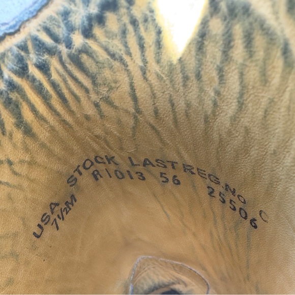 Corral Women's Chestnut Marble & Turquoise Winged Fleur de Lis, Cowboy Boots 7.5 - Picture 7 of 10